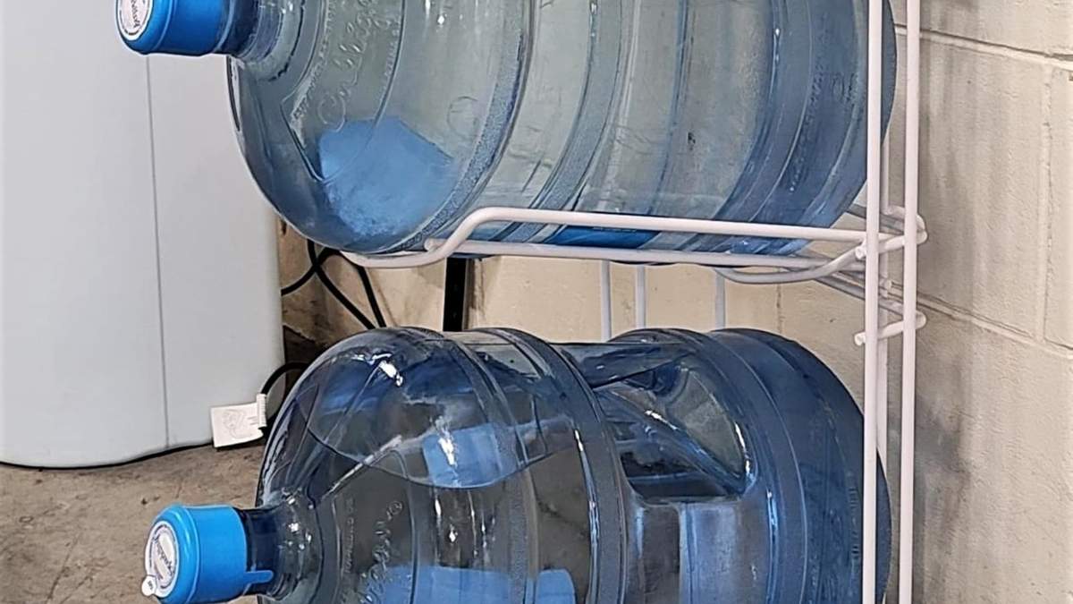 Bidón de agua. Fuente: (Instagram)