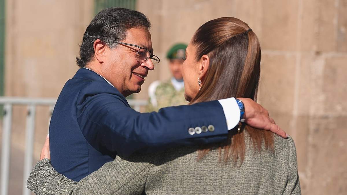Gustavo Petro y Claudia Sheinbaum
