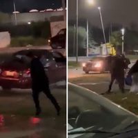 Pelea campal afuera de un salón de fiestas termina con la muerte de una mujer y su hija en NL