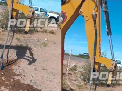Robaron la punta de un martillo hidráulico de 800 kilos valuado en 18 mil dólares