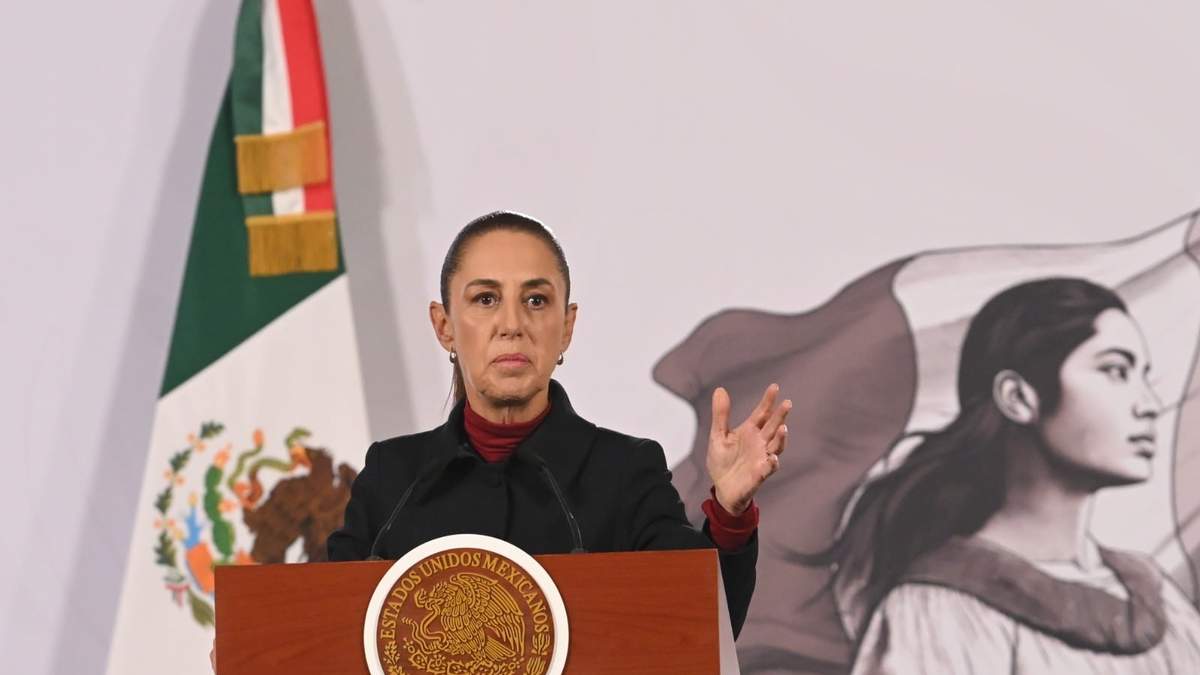 Claudia Sheinbaum en su conferencia matutina