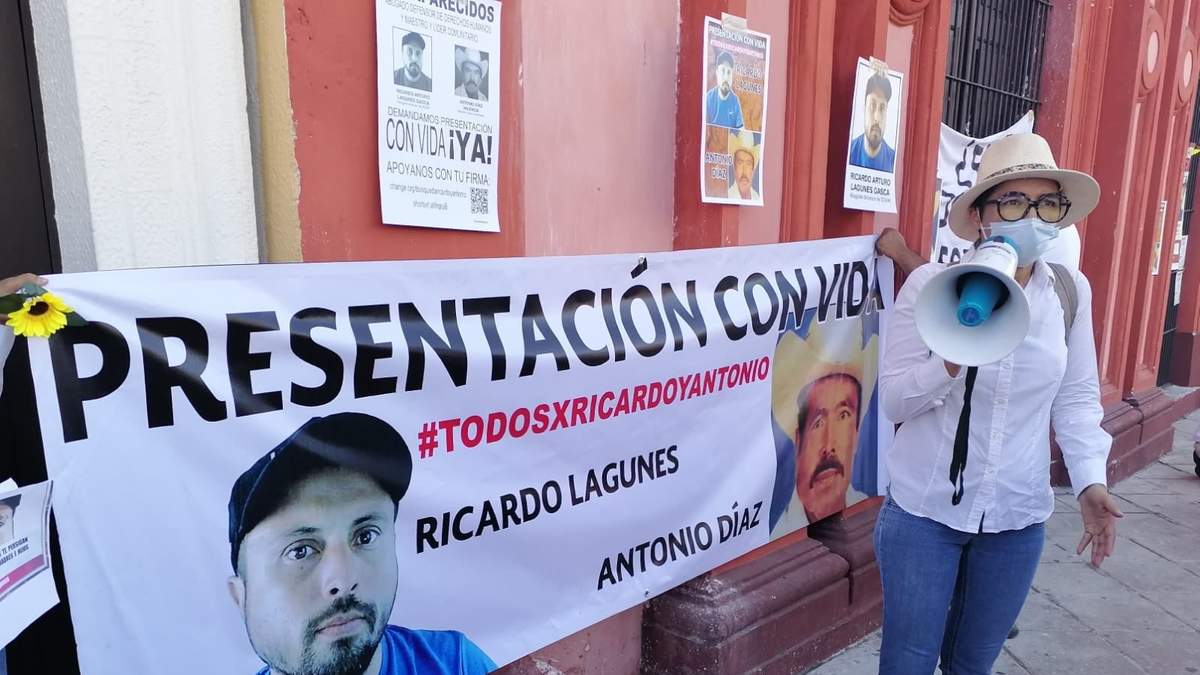 María de Jesús Ramírez Magallón, esposa de Ricardo Lagunes Gasca, defensor de derechos humanos desaparecido