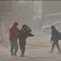 Alerta amarilla para toda la cordillera por lluvias y vientos fuertes