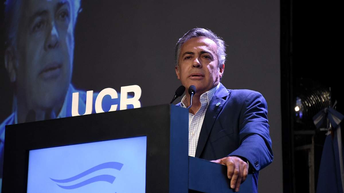 Presidente de la UCR, Alfredo Cornejo. Fuente: (Twitter)