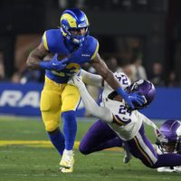 Los Rams aplastan 27-9 a los Vikings en partido de comodines disputado en Arizona