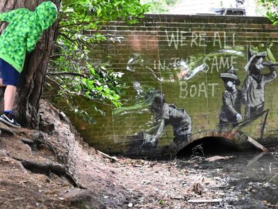 El arte de Banksy reaparece en las hermosas costas del Reino Unido