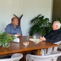 Enrique Alfaro y el cardenal Francisco Robles se reúnen para hablar de inseguridad