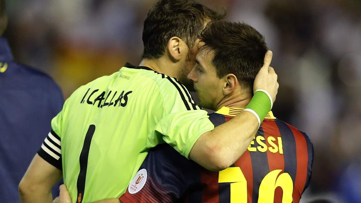 Messi y Casillas. Fuente: (Twitter).