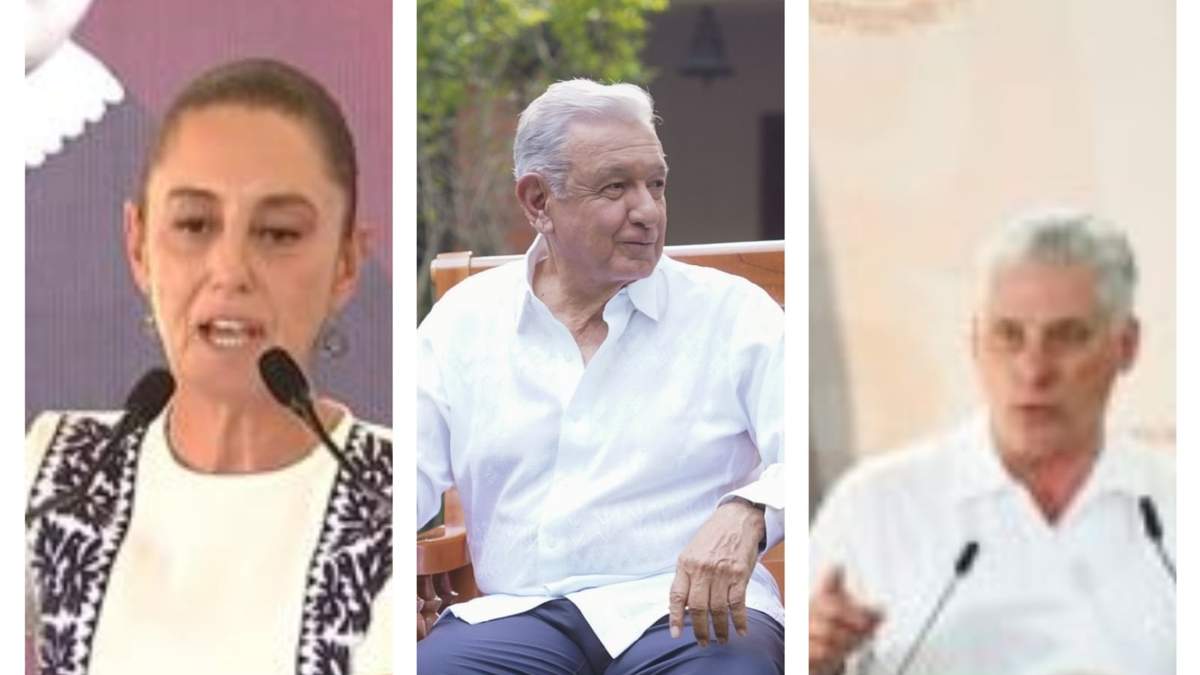 Sheinbaum apoya llamado de AMLO; Díaz Canel agradece
