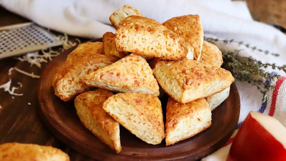Scones de queso y garbanzo. Fuente: (Instagram)