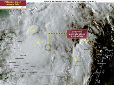 Surge el potencial ciclón tropical seis en el Golfo de México; alerta en los siguientes estados