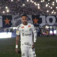 Neymar marca su primer gol desde su regreso al Santos en Brasil (Video)