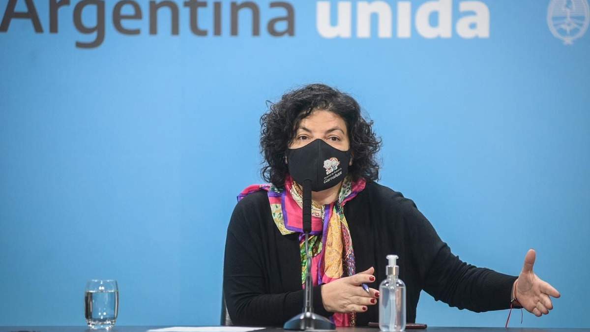 La ministra de Salud de la Nación, Carla Vizzotti. Fuente: (Twitter)