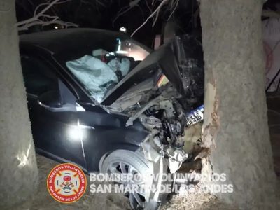 Un hombre falleció tras chocar contra un árbol en San Martín de los Andes