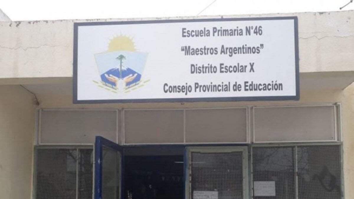 Pérdida de gas en la Escuela 46. Fuente: (Facebook)