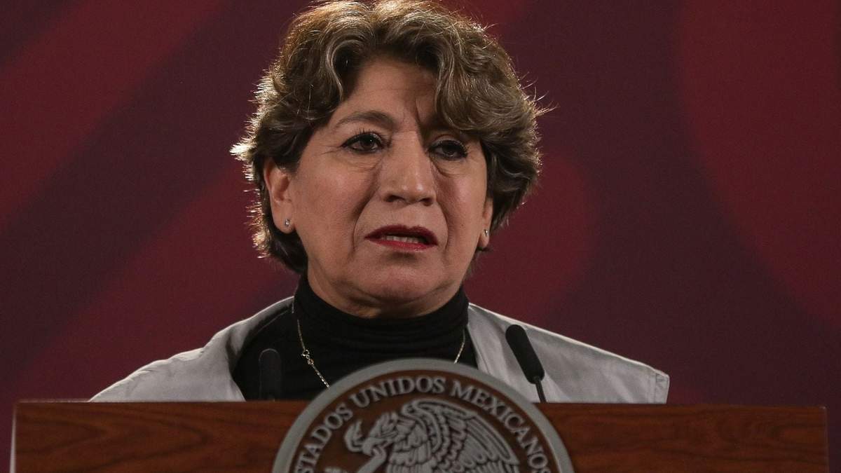 Delfina Gómez estuvo en la mañanera de AMLO