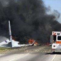 Confirman nueve muertos por desplome de avión militar en Georgia