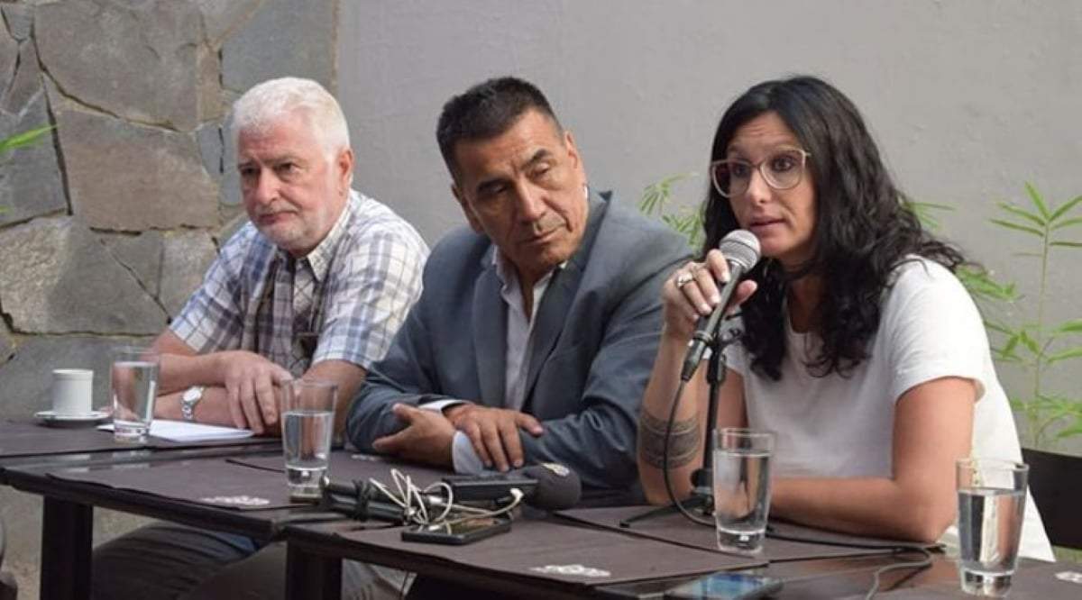Luis Tiscornia, Ramón Rioseco y Micaela Gomiz. Fuente: (Twitter)