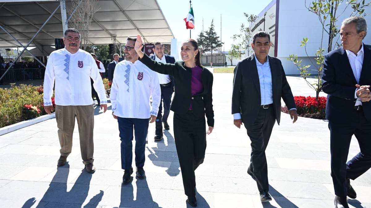 Recorrido de Sheinbaum por nuevo campus del IPN