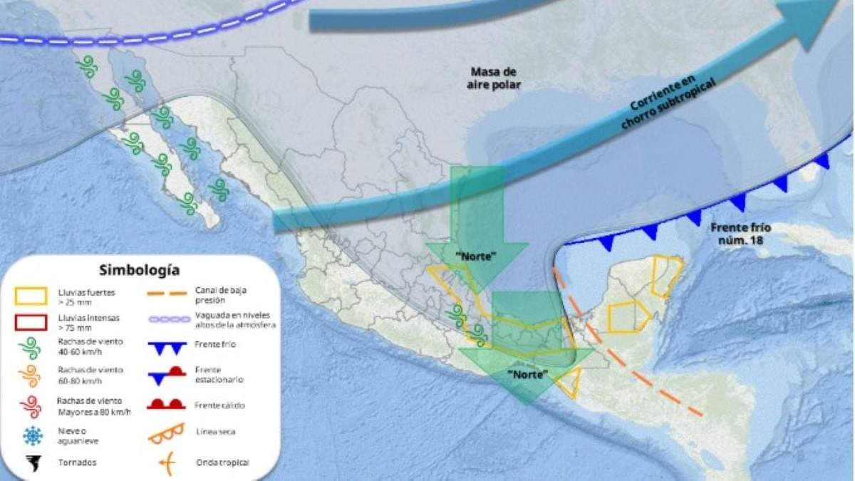 La previsión del clima para el lunes 8