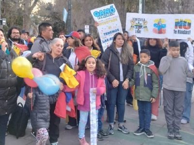 La diáspora venezolana en Neuquén se concentró para pedir por la democracia en su país