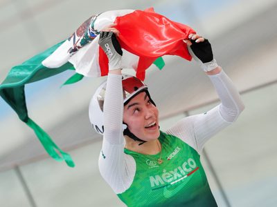 Yareli Acevedo gana medalla de oro en Campeonato Mundial de Ciclismo de Pista