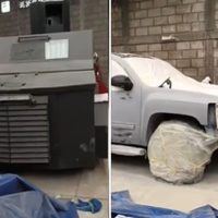 Hallan vehículos “monstruo” y armas en taller clandestino en Tuxtla Gutiérrez