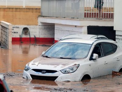 Lluvias torrenciales transforman las calles de España en ríos