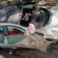 Ferraris siguen haciendo estragos en las rutas argentinas: una quedó destrozada