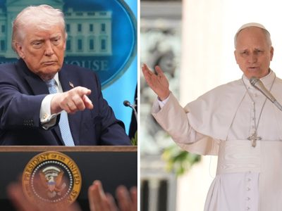 Un presidente y un papa: Los dos estadounidenses más influyentes discrepan sobre Irán