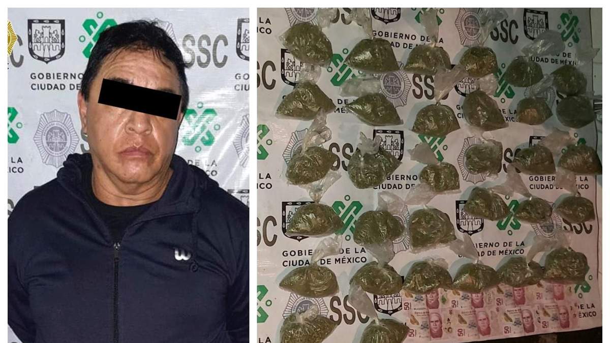 Juan “N”, "El Castor", fue detenido por narcomenudeo