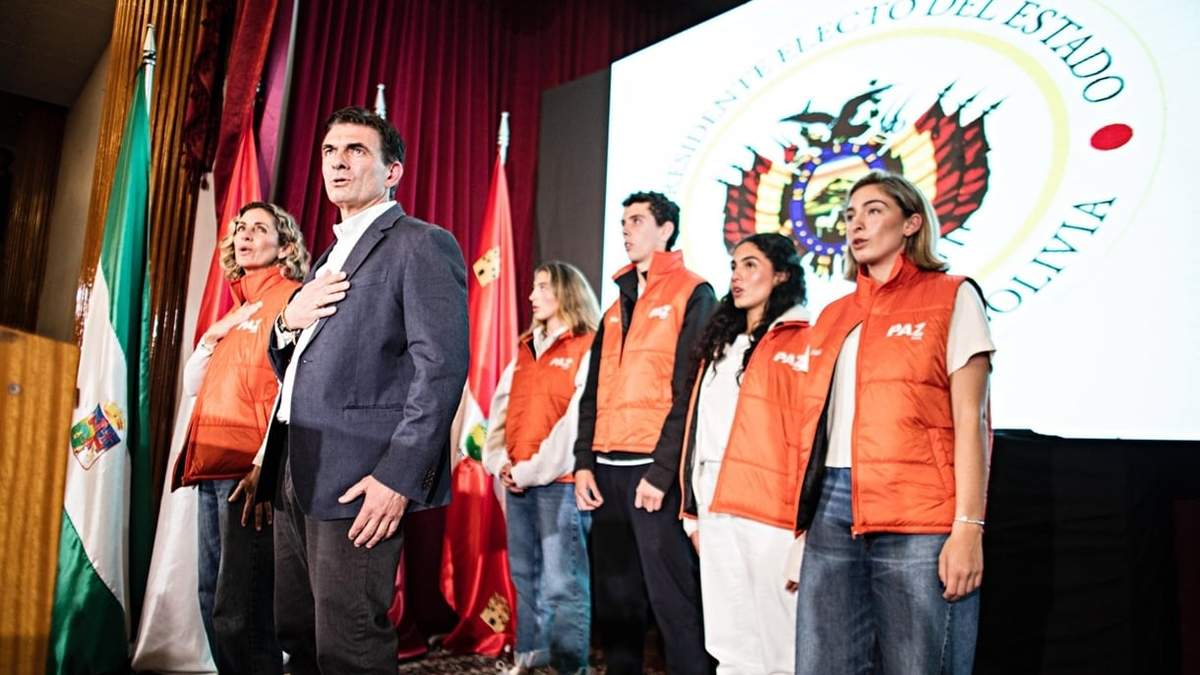 El presidente electo de Bolivia, Rodrigo Paz Pereira