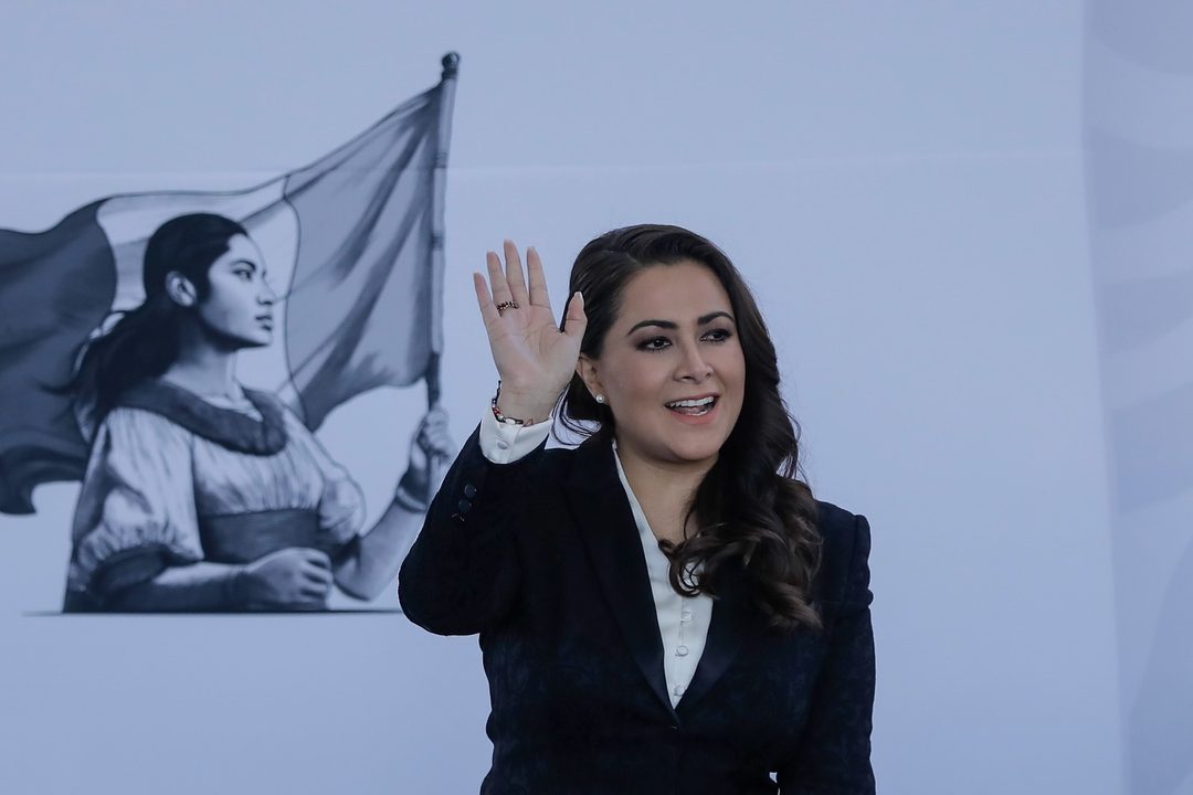 María Teresa Jiménez gober Aguscalientes Foto Montserrat López