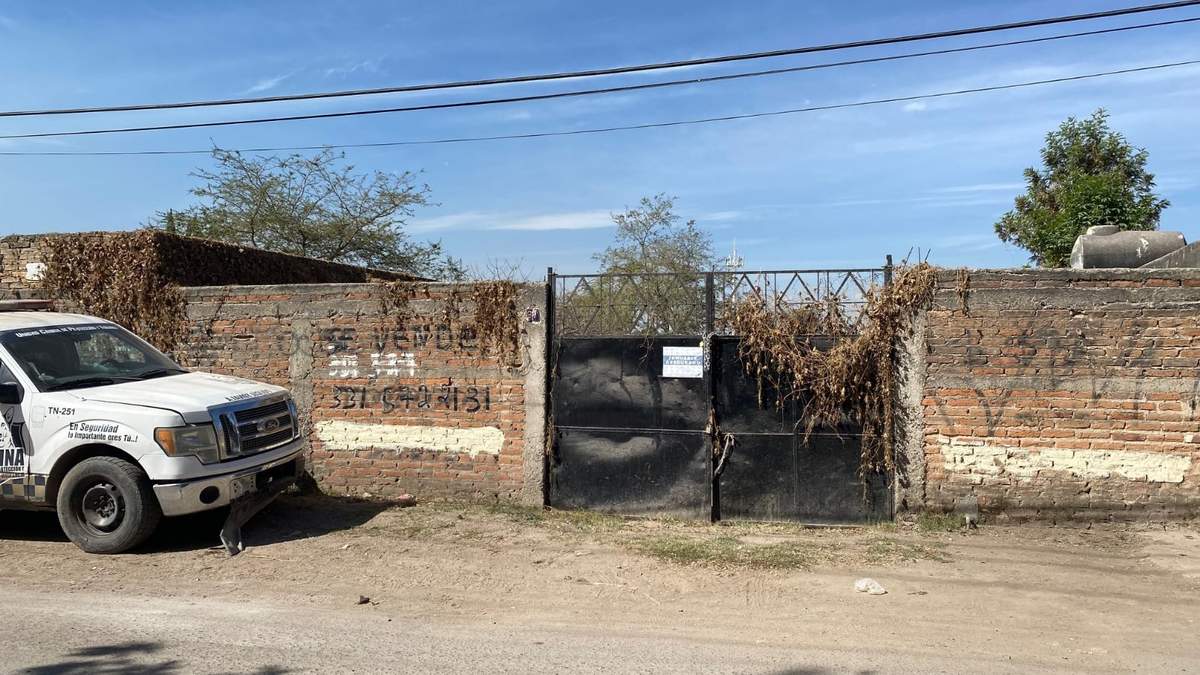 Predio donde fue localizada la fosa