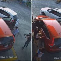 Sujetos armados despojan de su camioneta a familia en gasolinera de Tihuatlán, Veracruz (Video)