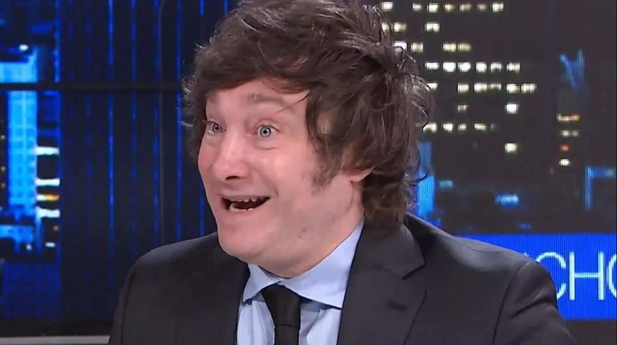 Javier Milei, candidato a presidente de la Nación por La Libertad Avanza. Fuente: (A24)