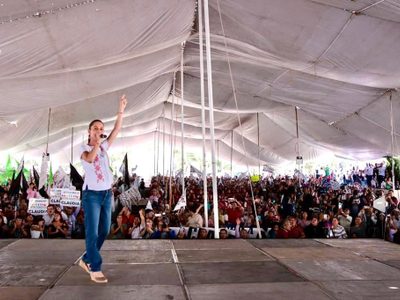 Sheinbaum palomea proceso para elegir candidato de la oposición: "está bien"