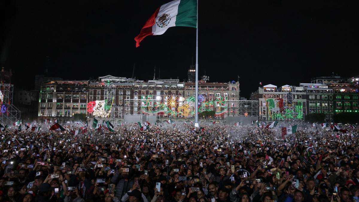 La ceremonia del Grito de Independencia
