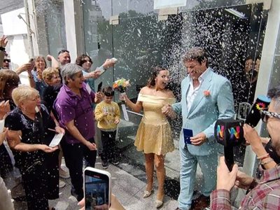 Matías Alé se casó con Martina Vignolo:  “La luna de miel es sorpresa"