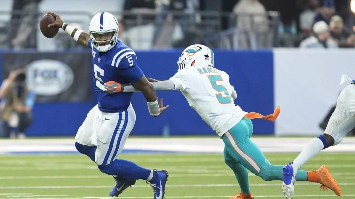 Anthony Richardson le da a los Colts la victoria ante los Dolphins por 16-10
