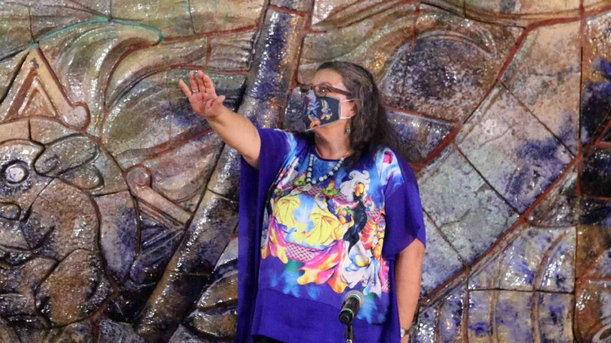 Teresa Guadalupe Reyes Sahagún toma protesta como titular del INEA