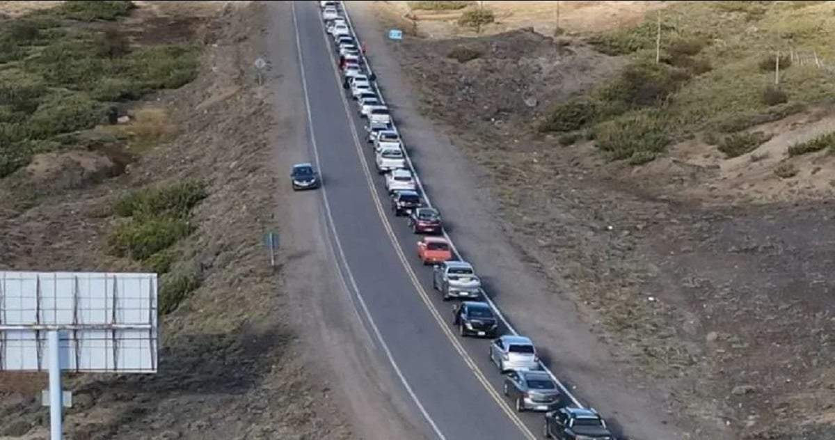Miles de argentinos esperan para cruzar a Chile en el nuevo fin de semana largo. Fuente: (Alerta Digital)