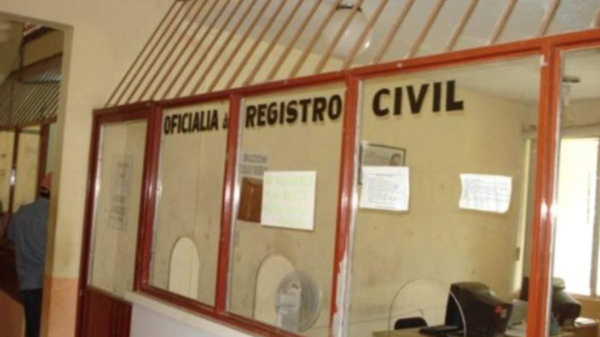 Una oficina del Registro Civil