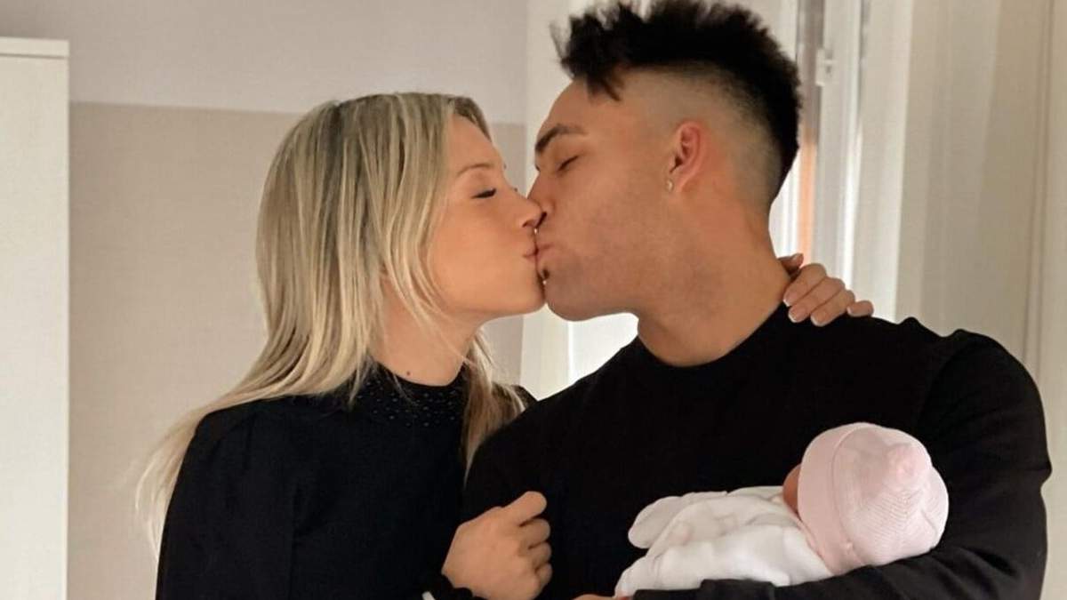Agustina Gandolfo y Lautaro Martínez. Fuente: (Instagram)