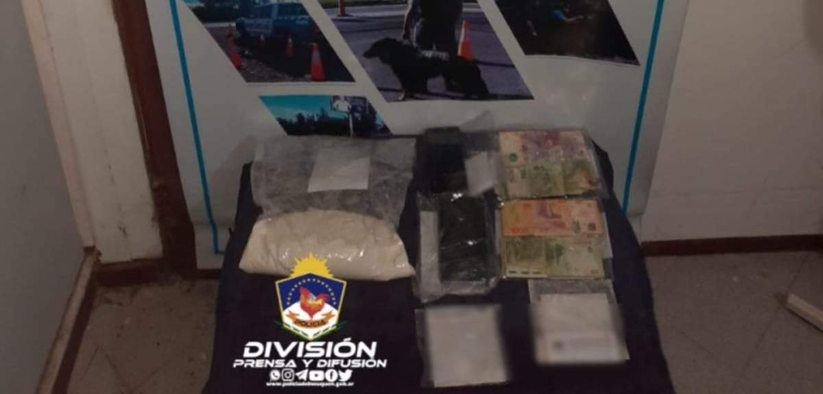Importante operativo antidrogas. Fuente: (Policía Neuquén)