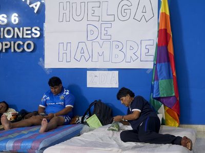 Evo Morales asegura que continuará huelga de hambre y lucha contra gobierno de Luis Arce