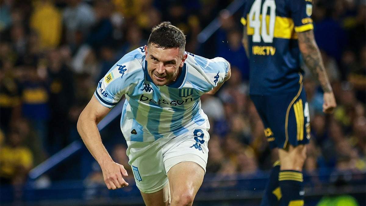 Ante Boca, en uno de los últimos partidos de Racing en el 2025, Maravilla Martínez rompió una mala racha goleadora
