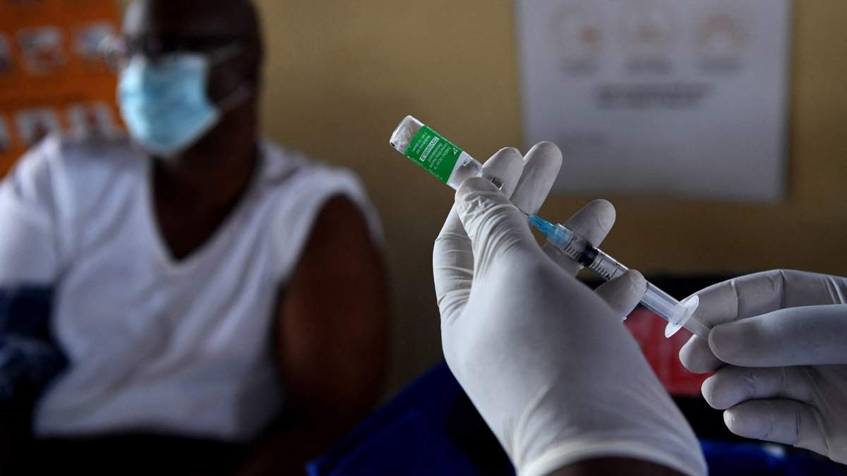 Vacunación contra el coronavirus en Botsuana (sur de África). Fuente: (Twitter)