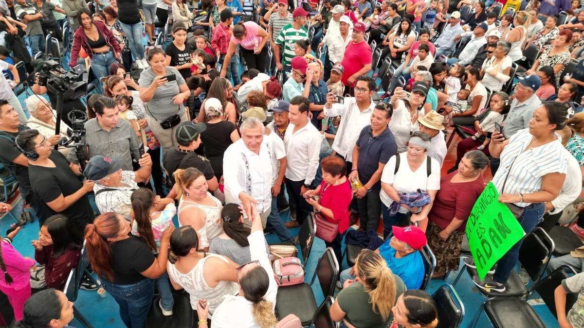 Adán Augusto López en Durango