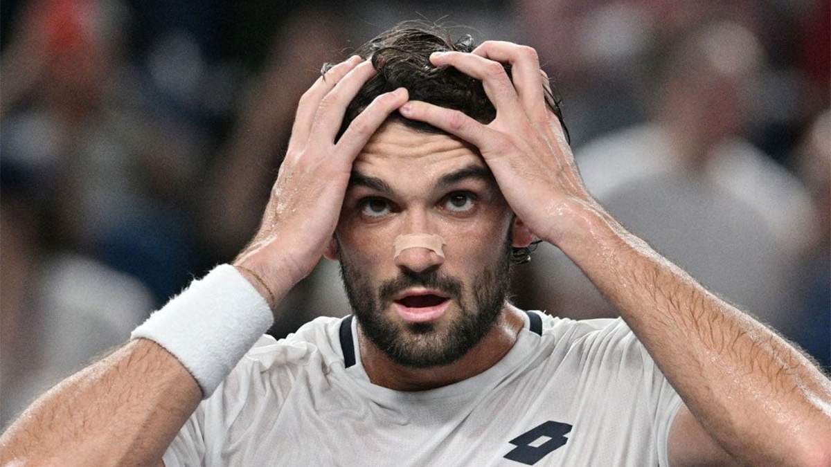 Vacherot, número 204 del mundo, sorprendió a Novak Djokovic.